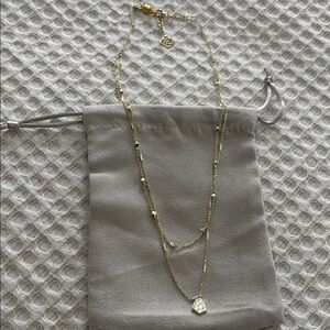 Kendra Scott Gold Minimalist Necklace with Pendant